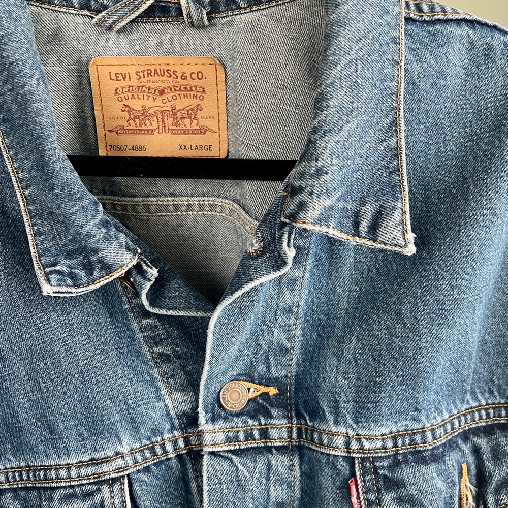 Levi's Blue Denim Shirt Jacket